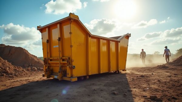 Louez une benne de chantier pour une évacuation rapide